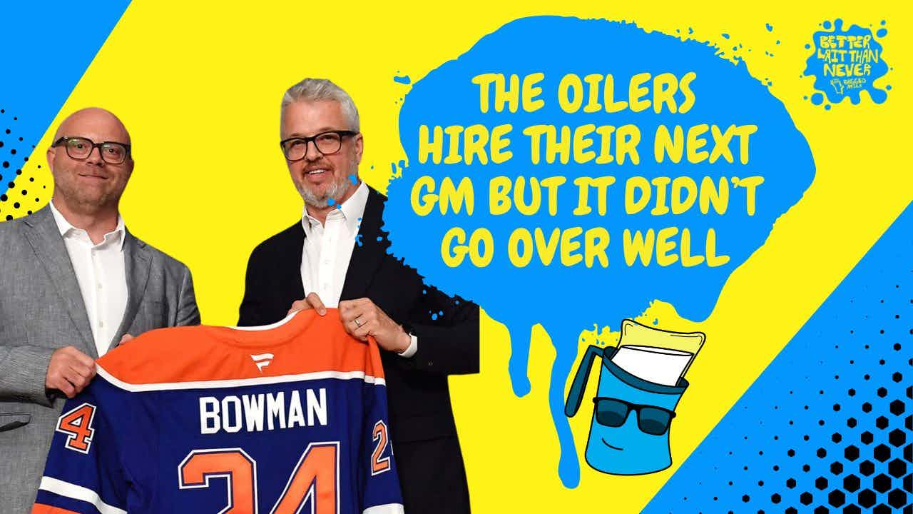 Edmonton Oilers GM Stan Bowman and CEO Jeff Jackson