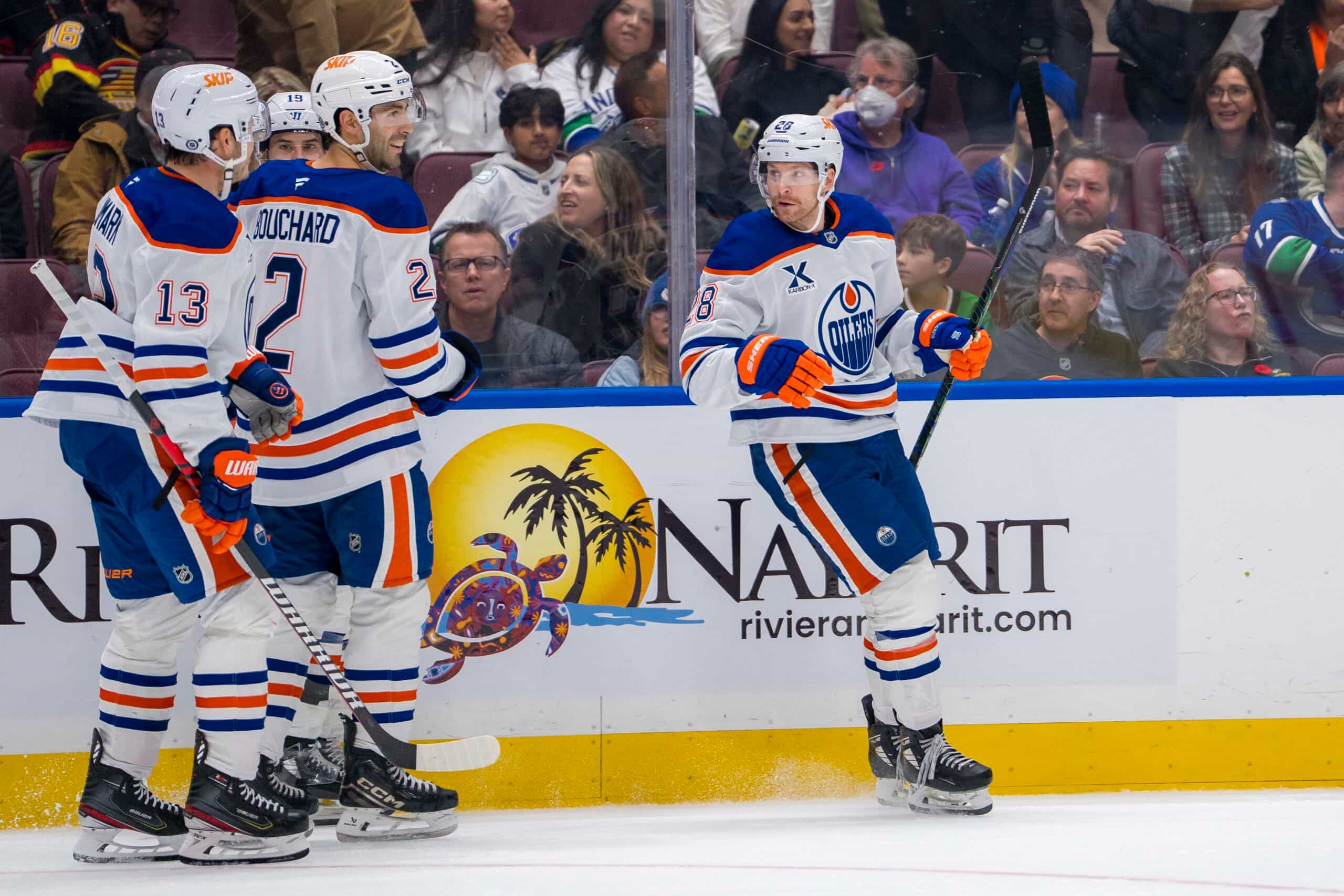 Edmonton Oilers Connor Brown Evan Bouchard