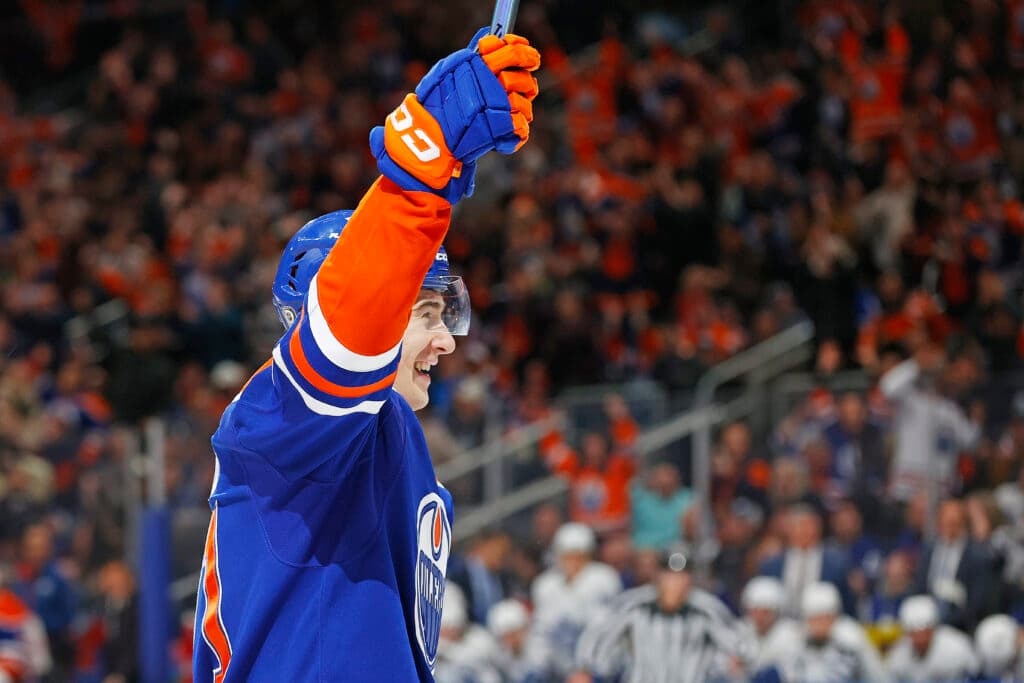 Edmonton Oilers forward Ryan McLeod