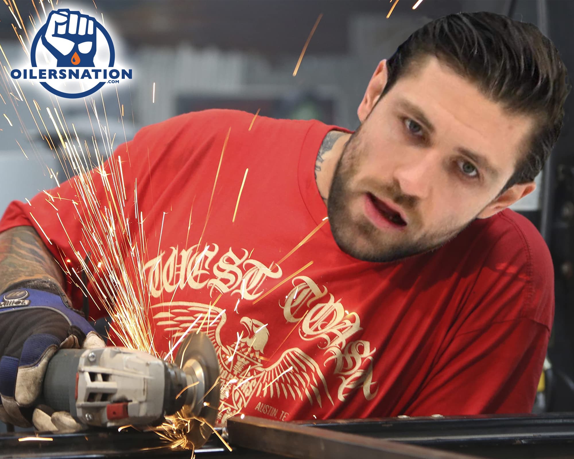 GDB Edmonton Oilers photoshop Leon Draisaitl Detroit Red Wings