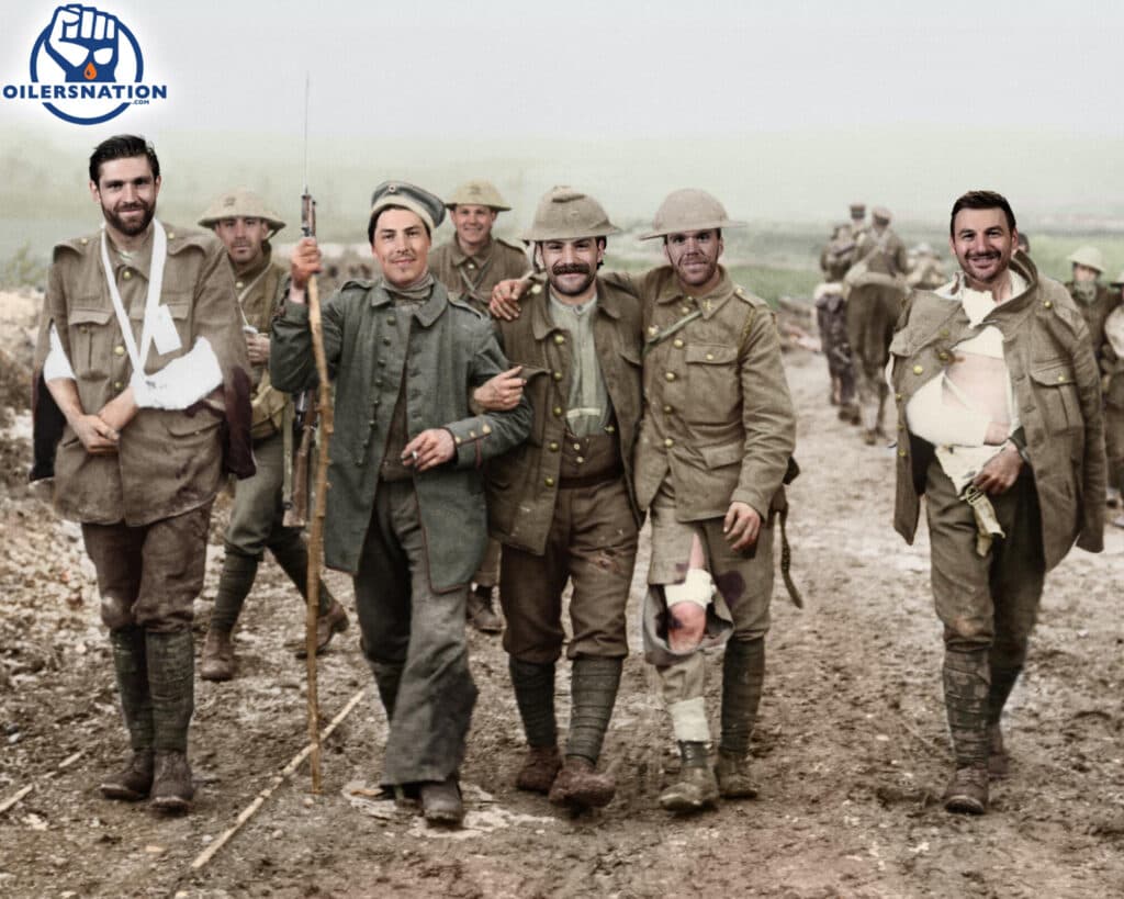 GDB Edmonton Oilers Leon Draisaitl Evan Bouchard Ryan Nugent-Hopkins Jeff Skinner Stuart Skinner Connor McDavid Zach Hyman Los Angeles Kings