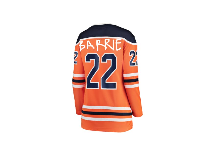 Youth Edmonton Oilers Tyson Barrie 22 Home Player 2022-23 Jersey