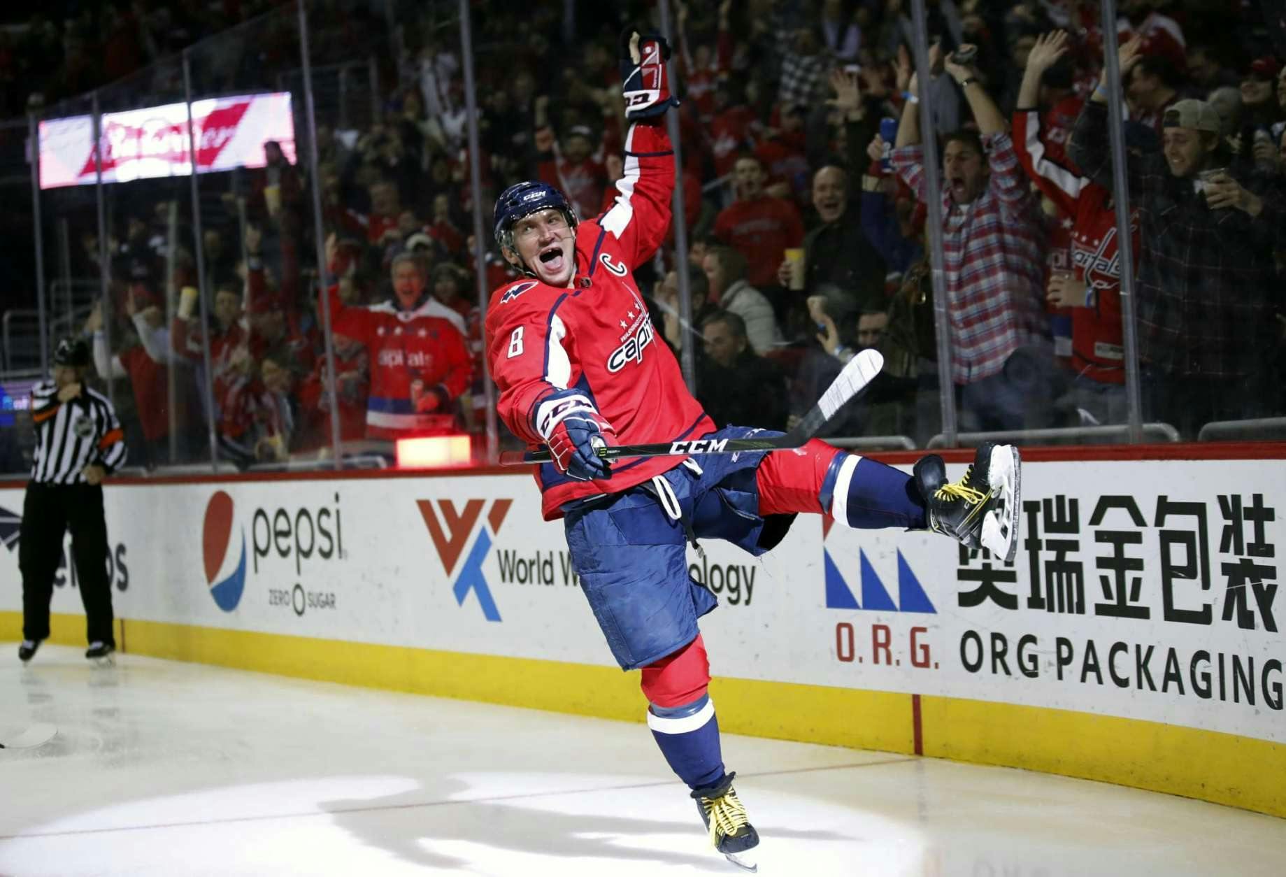 Ovechkin in pursuit of Gretzky's goals record, Sports