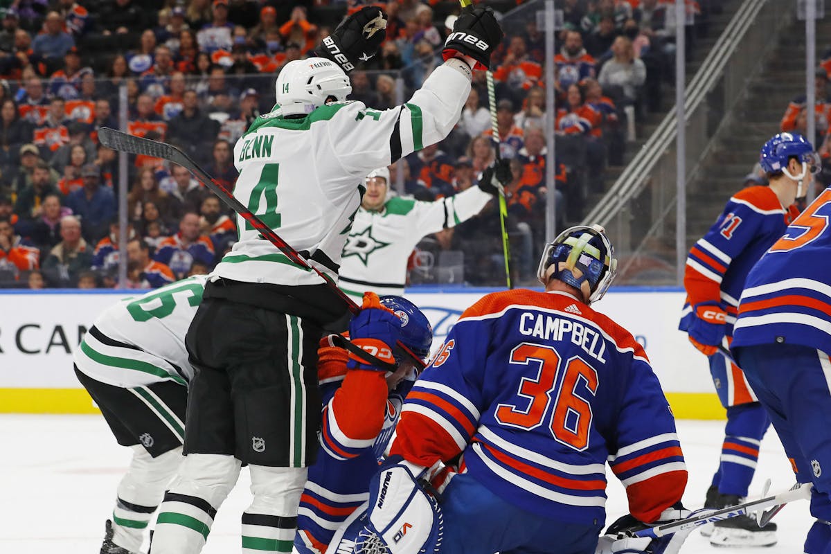 Watch: Jamie Benn, Stars show off custom Rangers-inspired uniforms in  pregame warm-ups