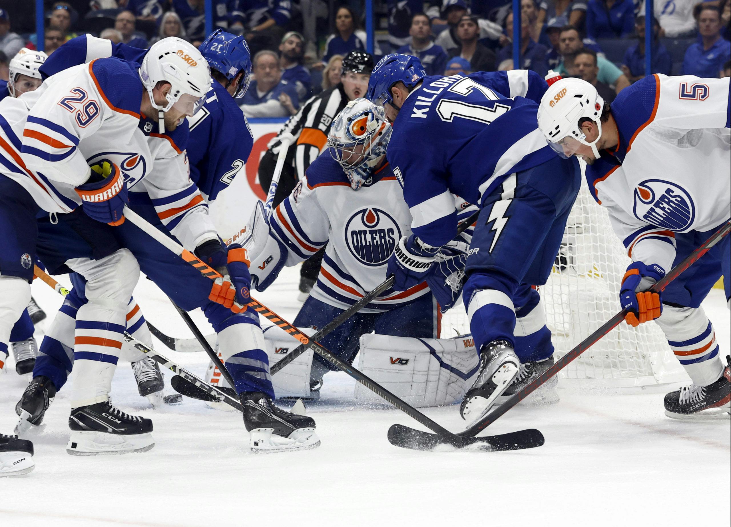 Oilers' Kane will undergo surgery after wrist cut by Lightning forward  Maroon's skate