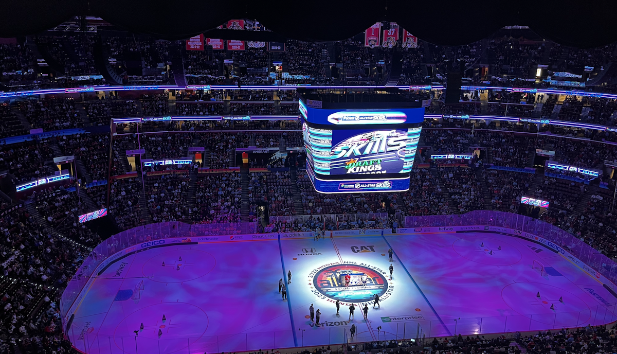 Coming to you live from the NHL Skills Competition OilersNation