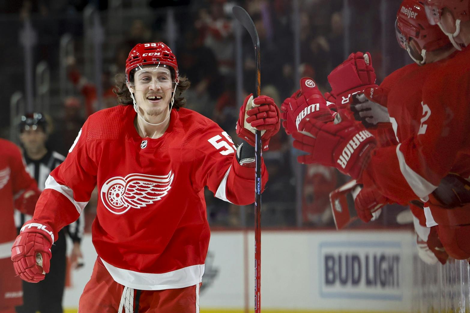 Bertuzzi scores four, but Red Wings lose to Lightning in OT