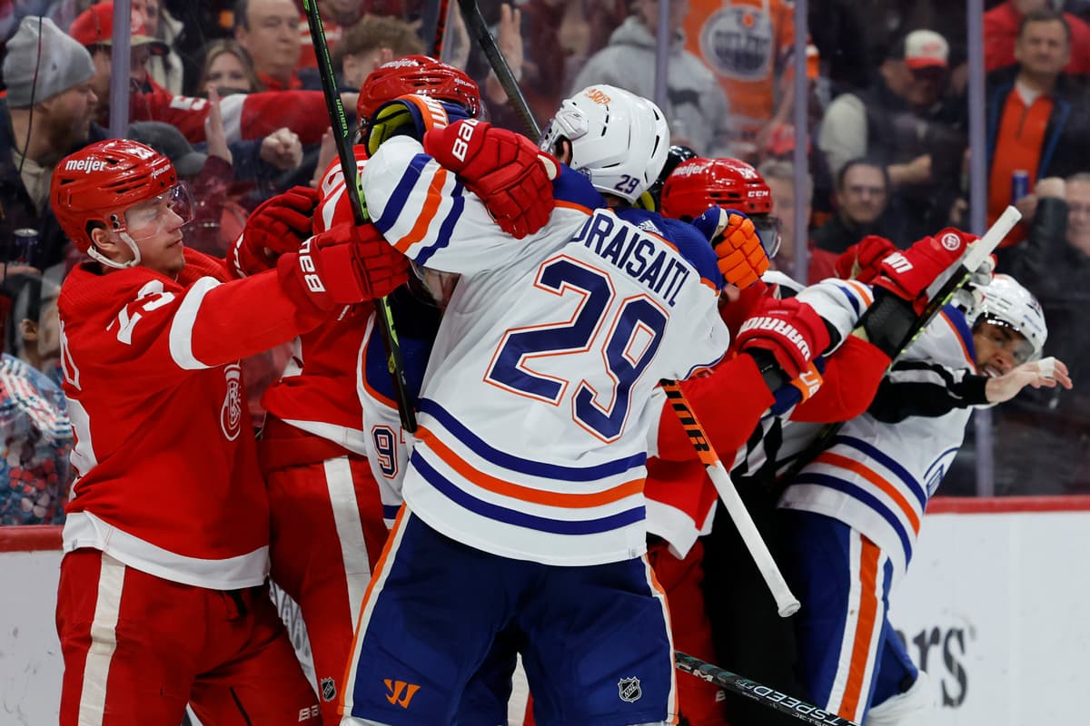 Will sparks fly tonight between the Edmonton Oilers and Detroit Red