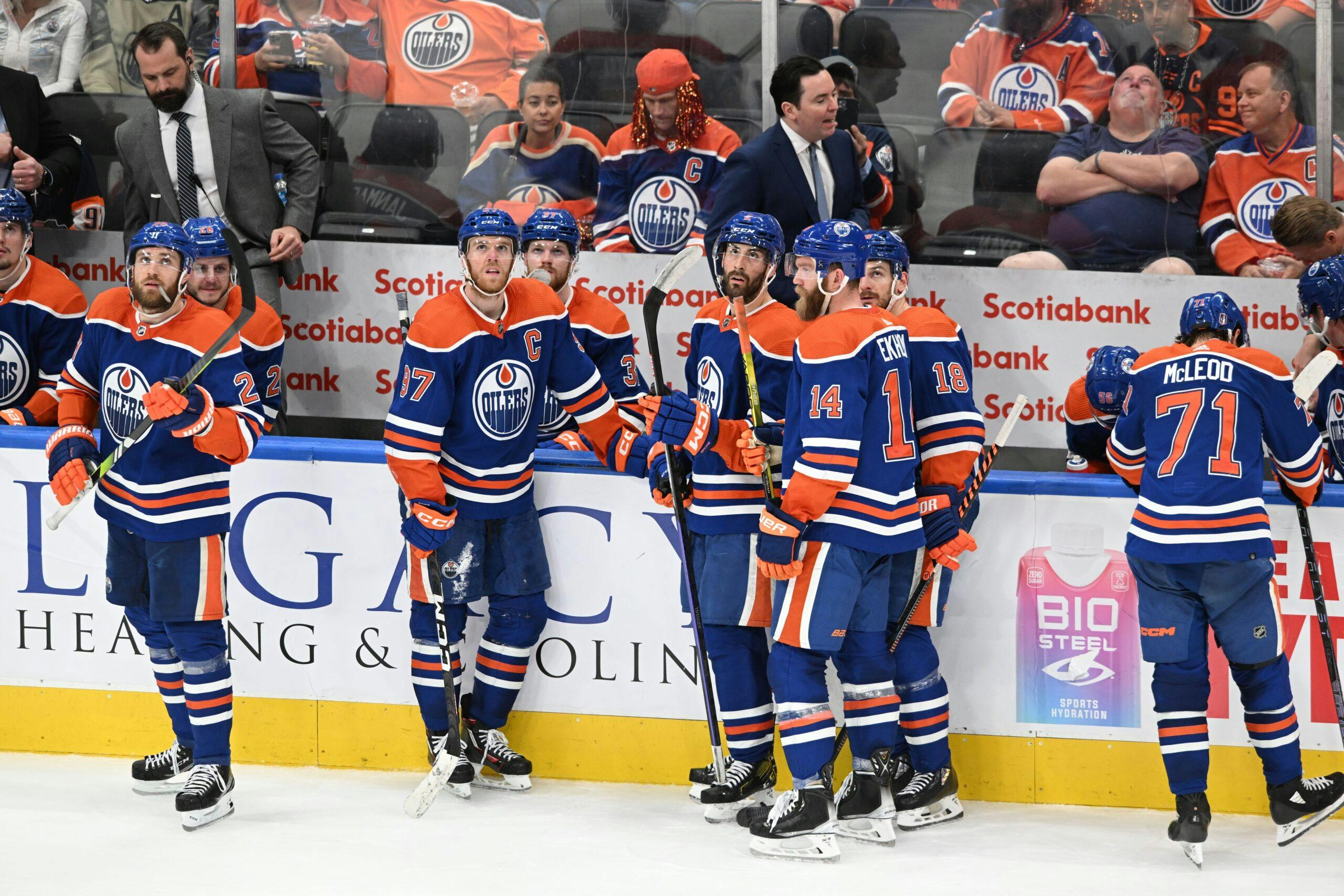 Edmonton Oilers Ryan McLeod 71 Away 2022 Stanley Cup Playoffs