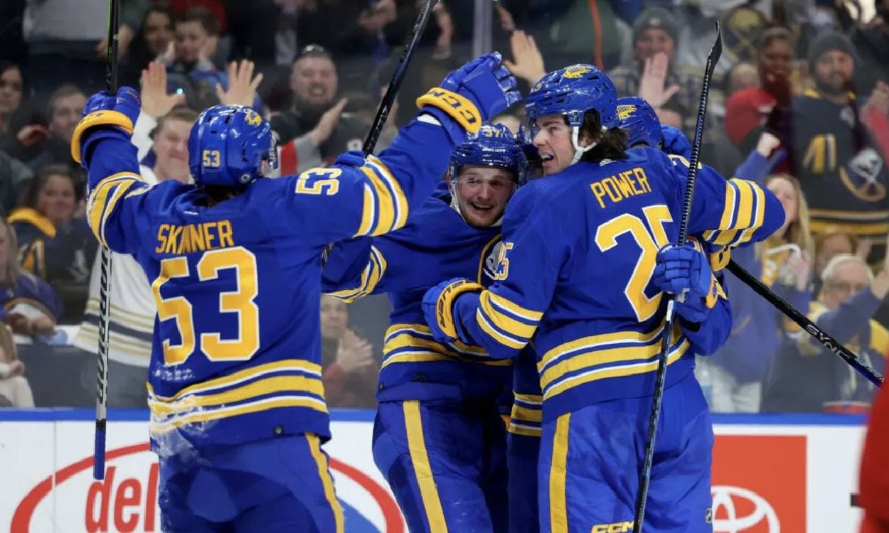 The Latest: Sabres to have limited number of fans at 4 games