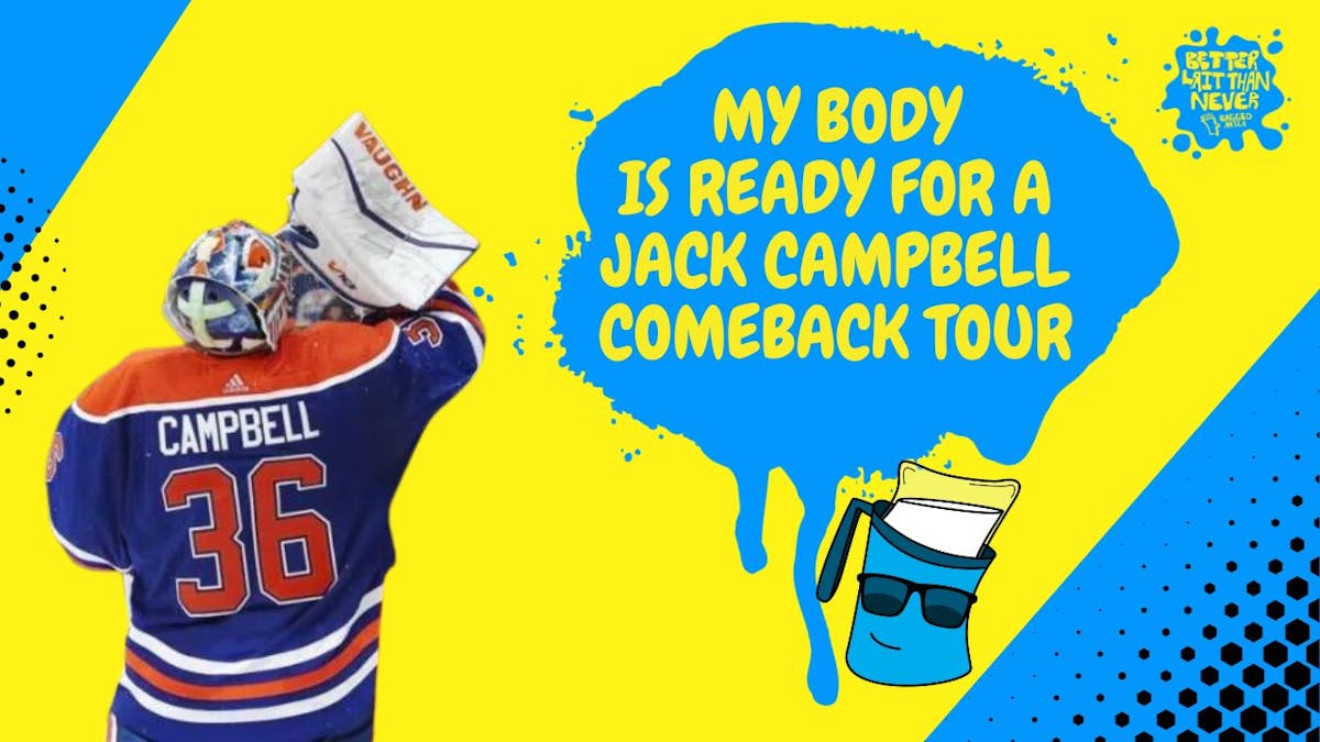 BREAKING NEWS: Jack Campbell's puppy is adorable. 🥲 #LetsGoOilers