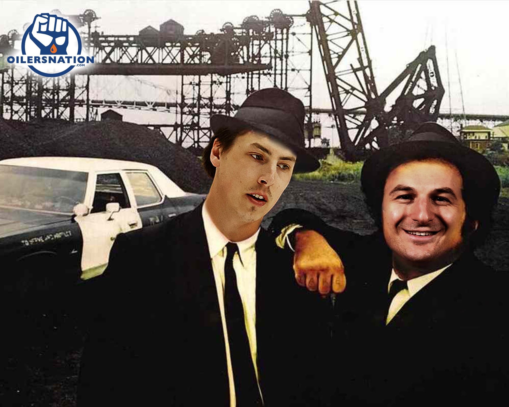 Ryan Nugent-Hopkins and Zach Hyman photoshop