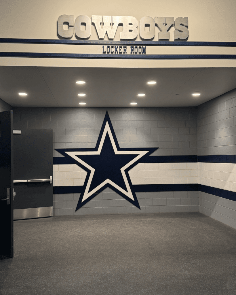 Dallas Cowboys lockerroom