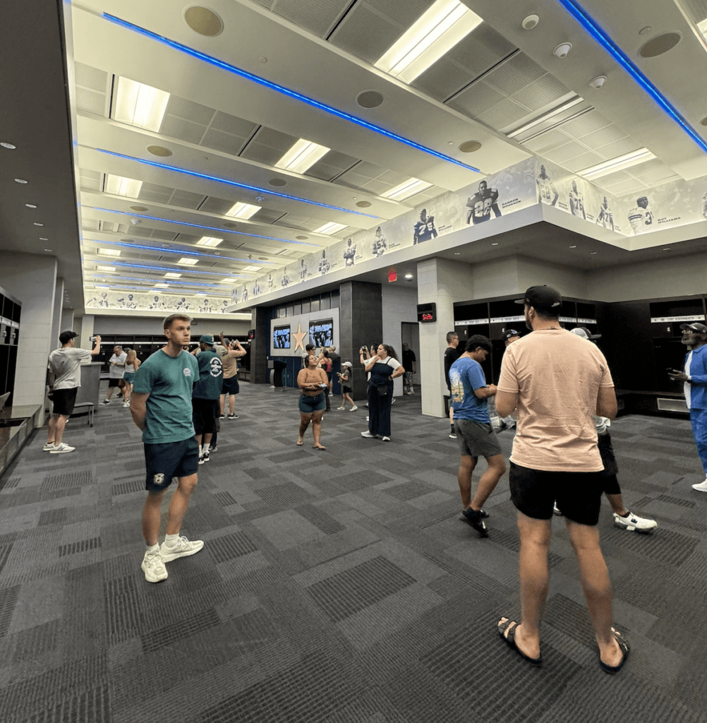 Dallas Cowboys lockerroom