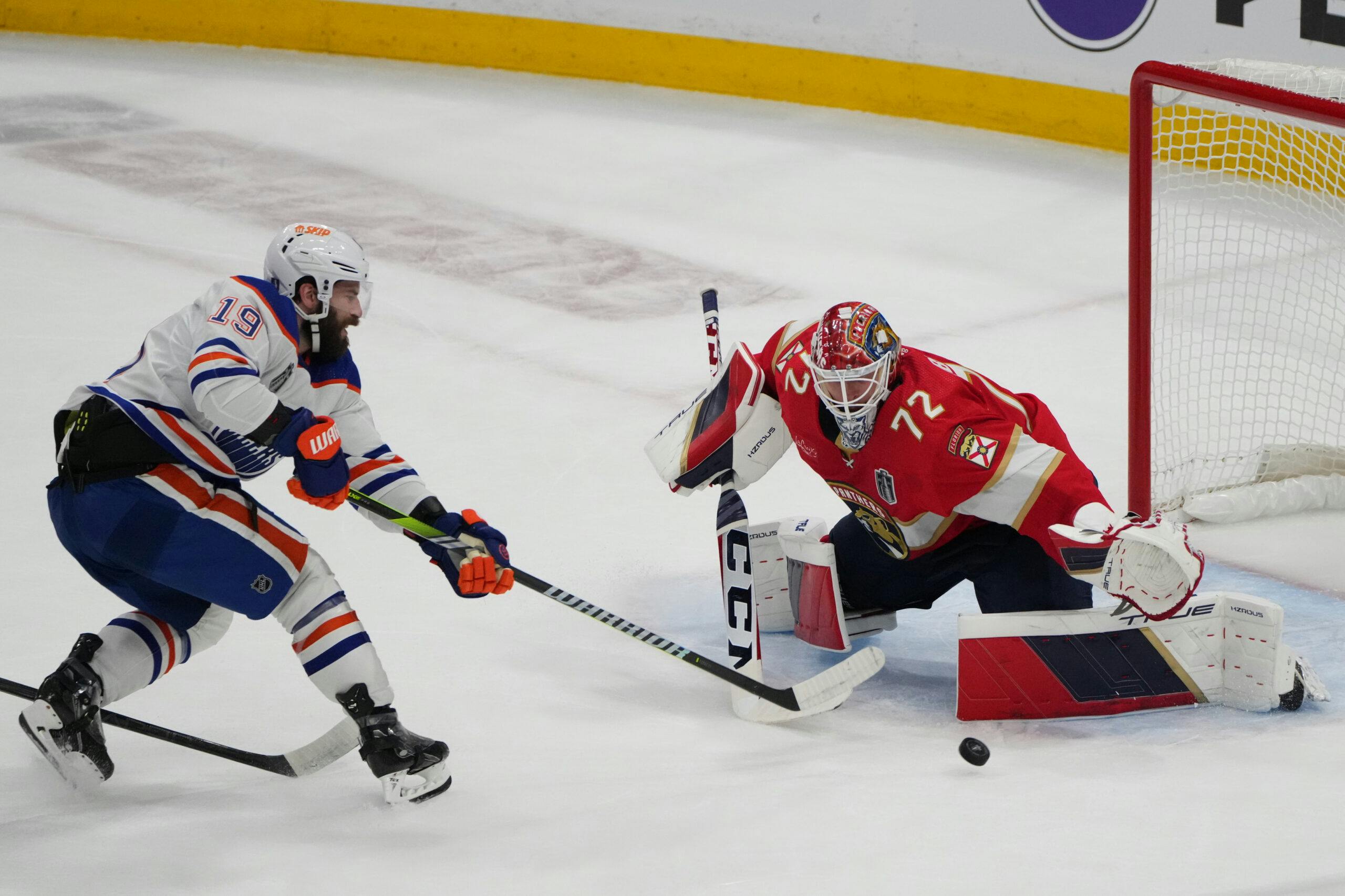 Edmonton Oilers Adam Henrique Florida Panthers Sergei Bobrovsky