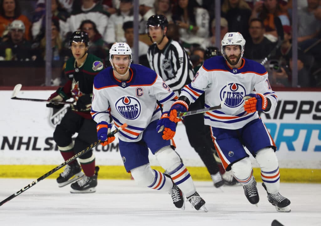 Edmonton Oilers Connor McDavid Adam Henrique