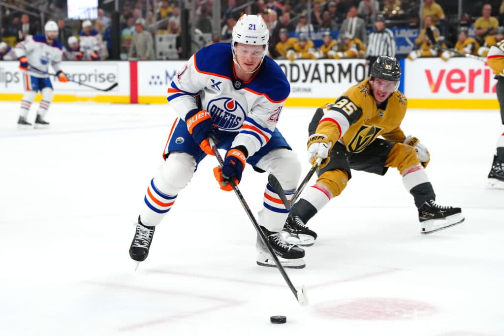 Edmonton Oilers forward Trent Frederic