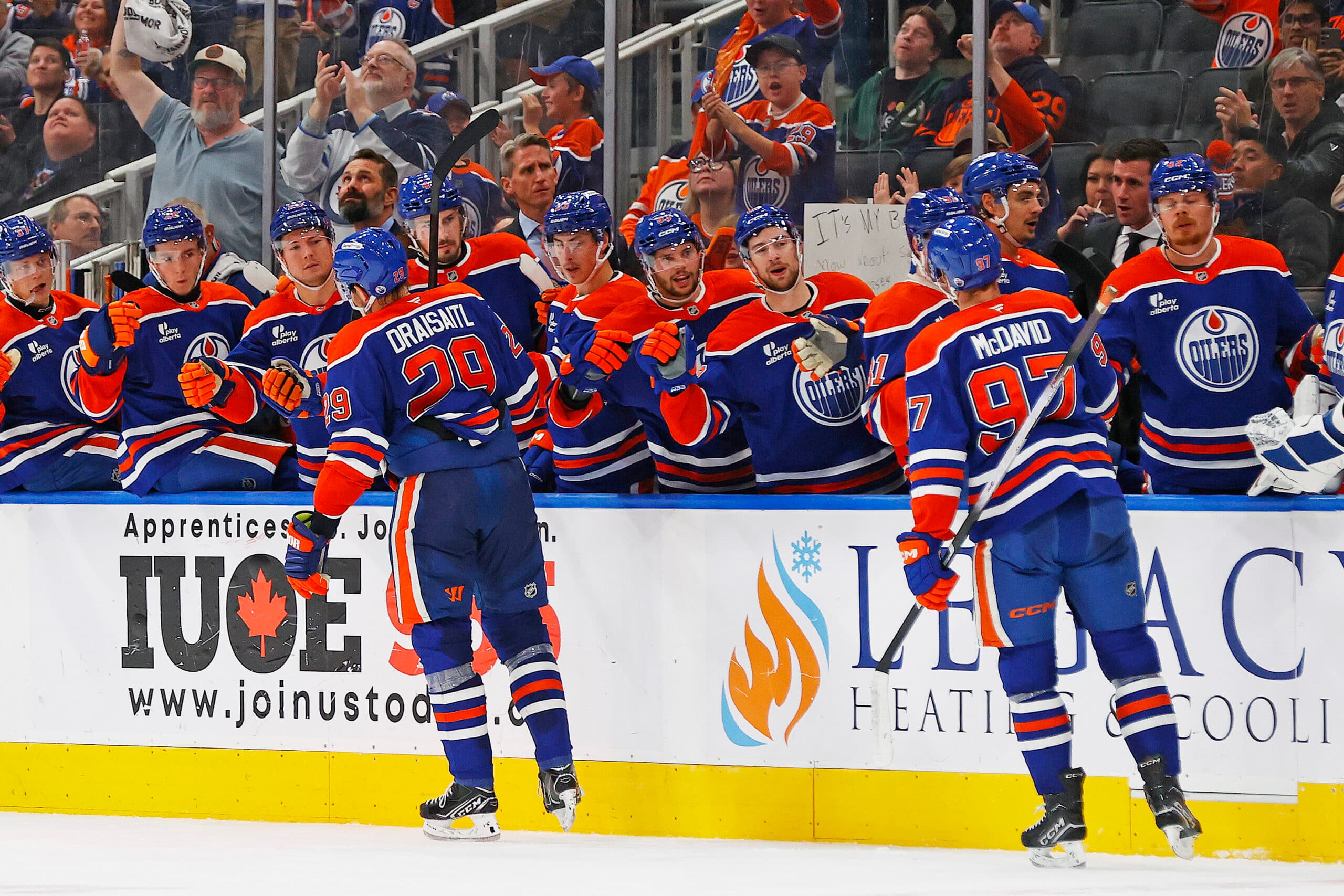 Edmonton Oilers Connor McDavid Leon Draisaitl
