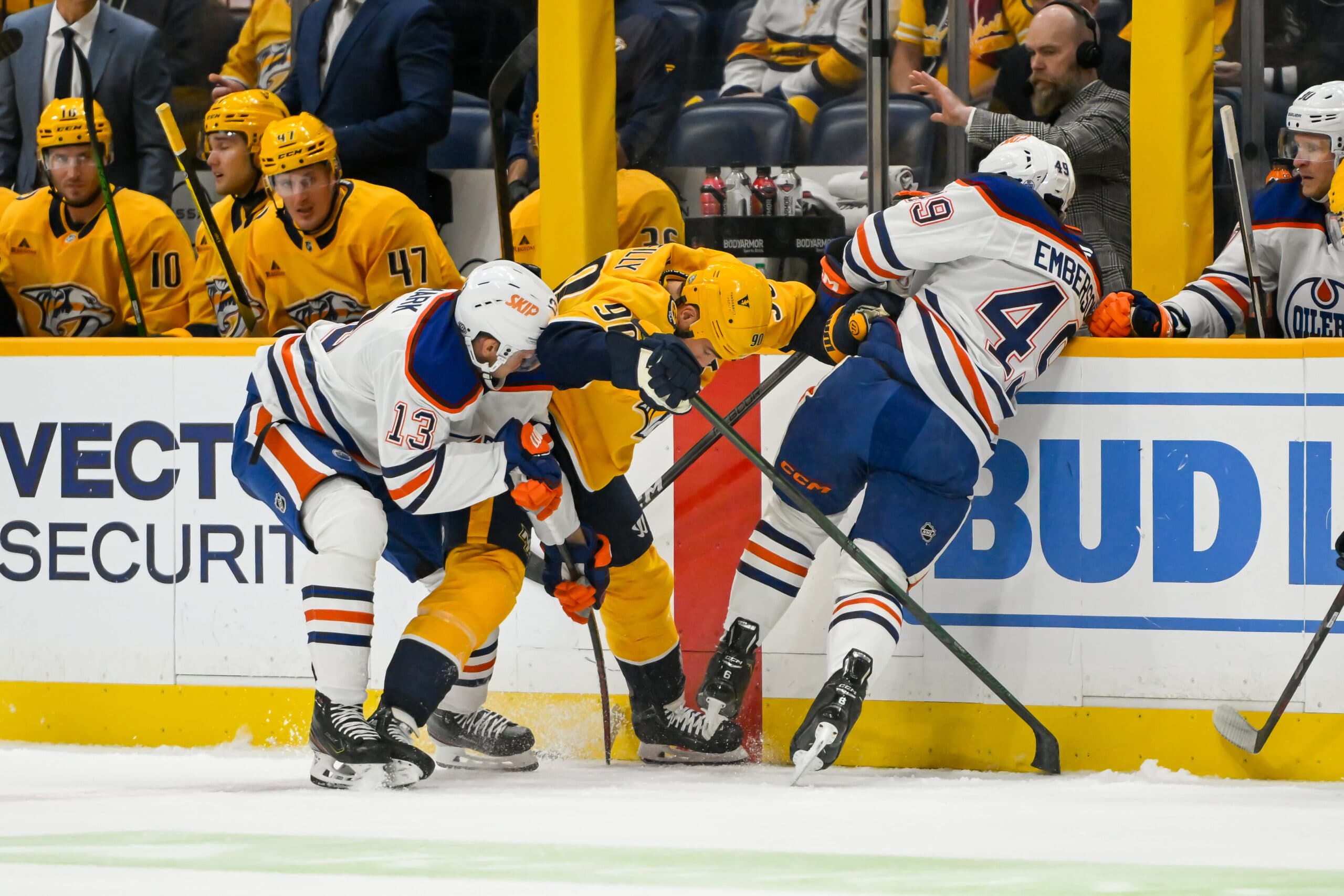 Edmonton Oilers Ty Emberson Mattias Janmark