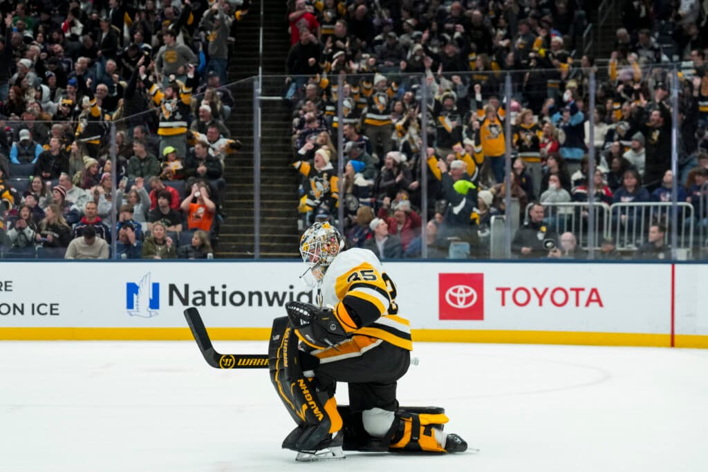 Edmonton Oilers goalie Tristan Jarry