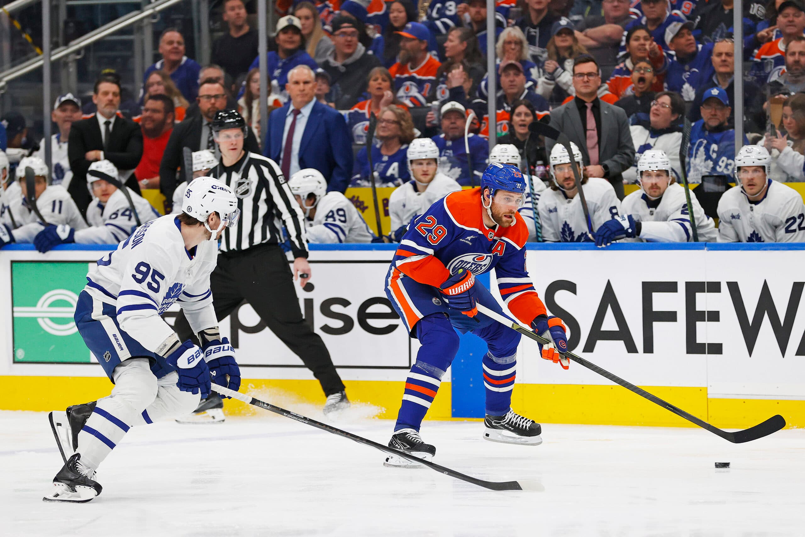 Edmonton Oilers Leon Draisaitl Toronto Maple Leafs Oliver Ekman-Larsson