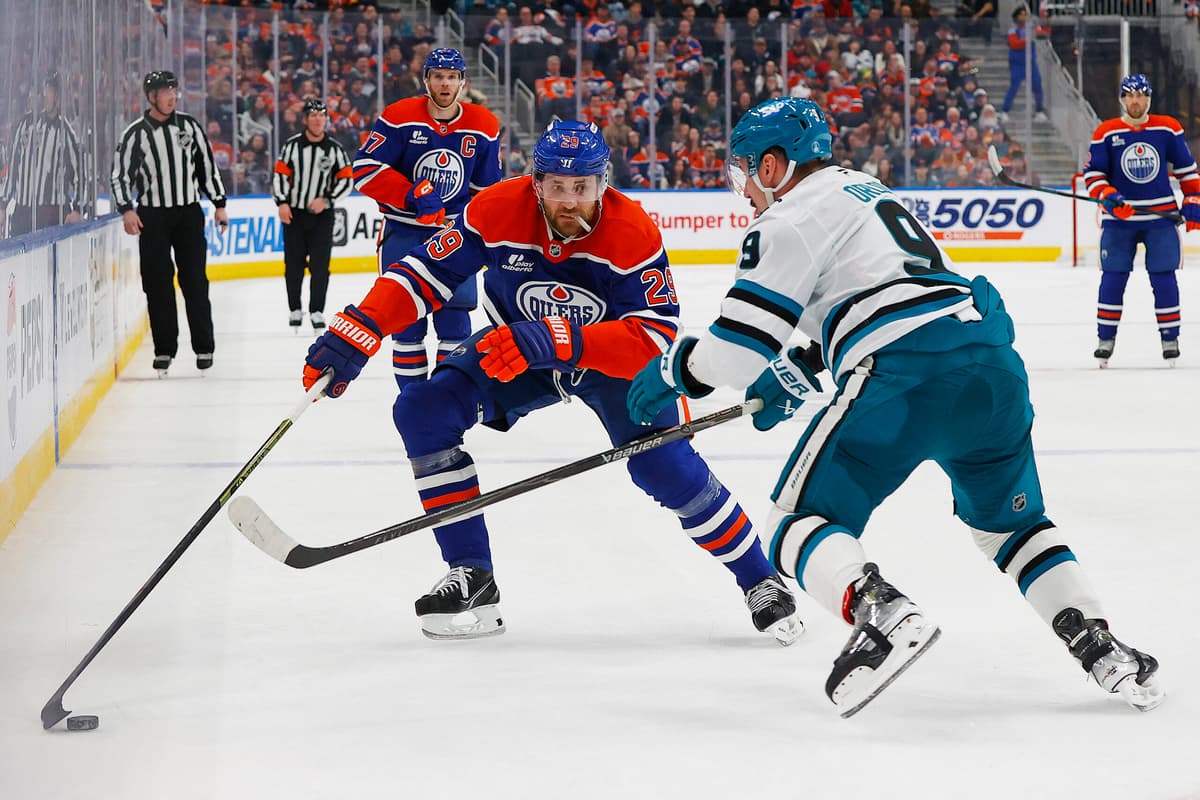 Skidding Sharks host Oilers to wrap-up Pacific roadtrip