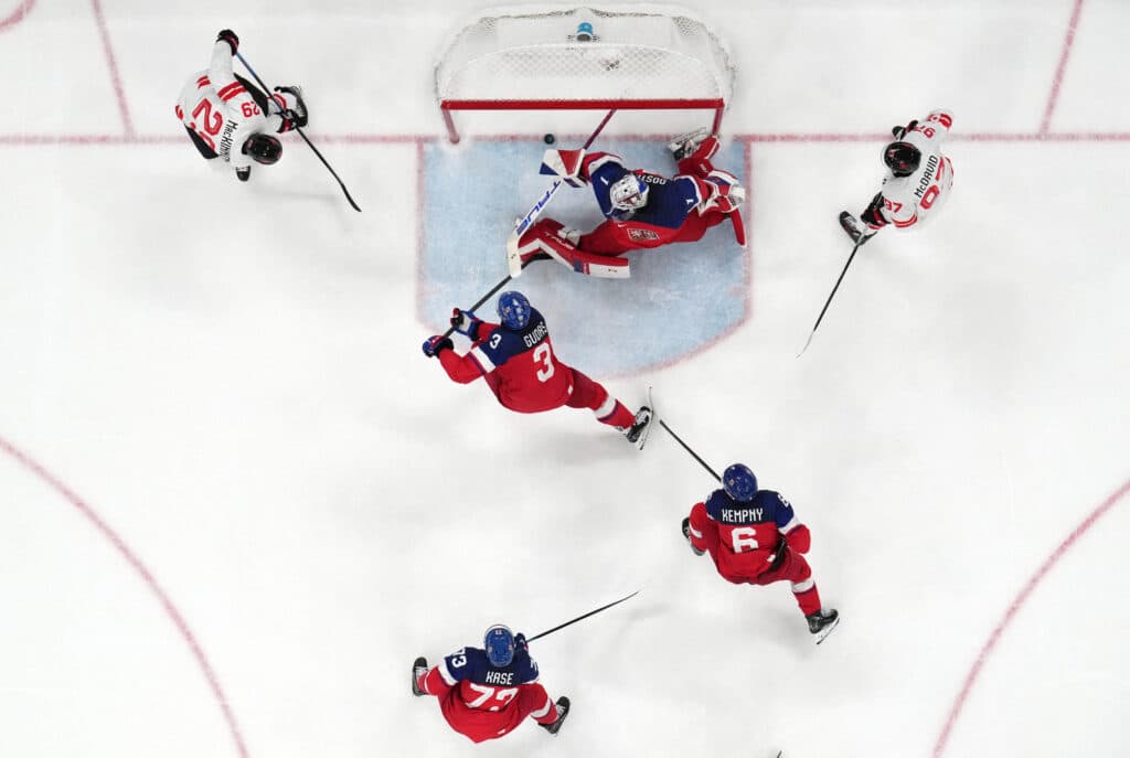 Team Canada Connor McDavid Nathan MacKinnon Olympics