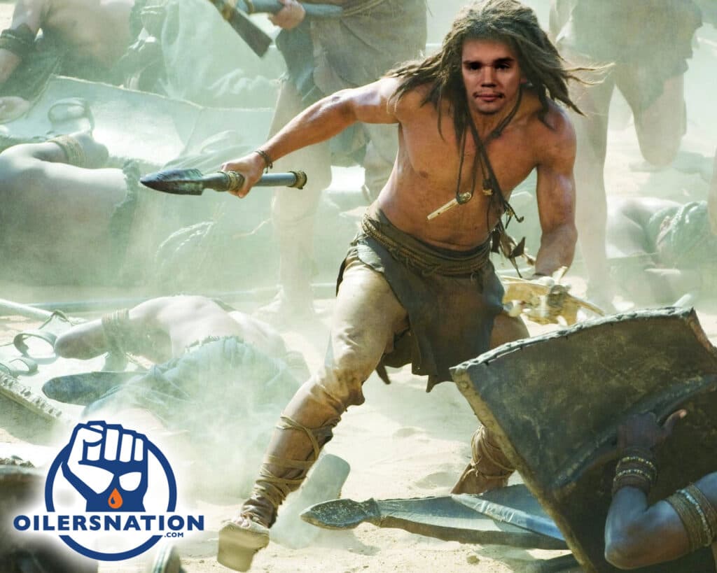 GDB 72 Edmonton Oilers Utah Mammoth photoshop Vasily Podkolzin