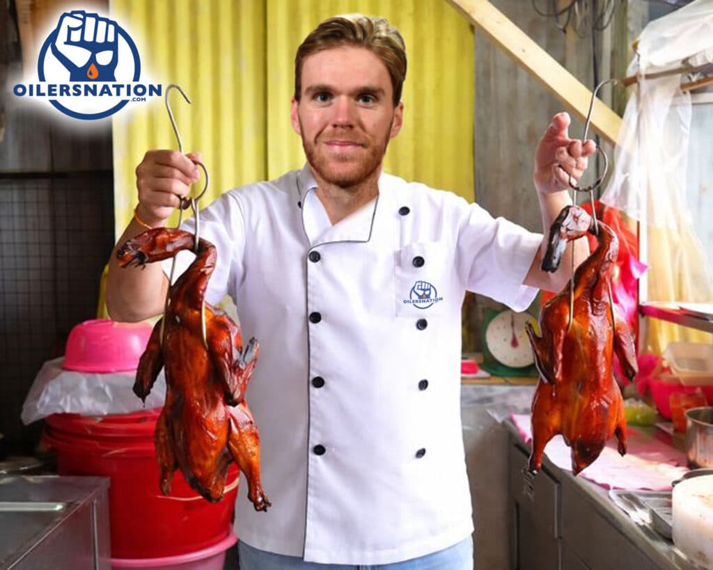 Edmonton Oilers Anaheim Ducks Game 1 Connor McDavid Photoshop