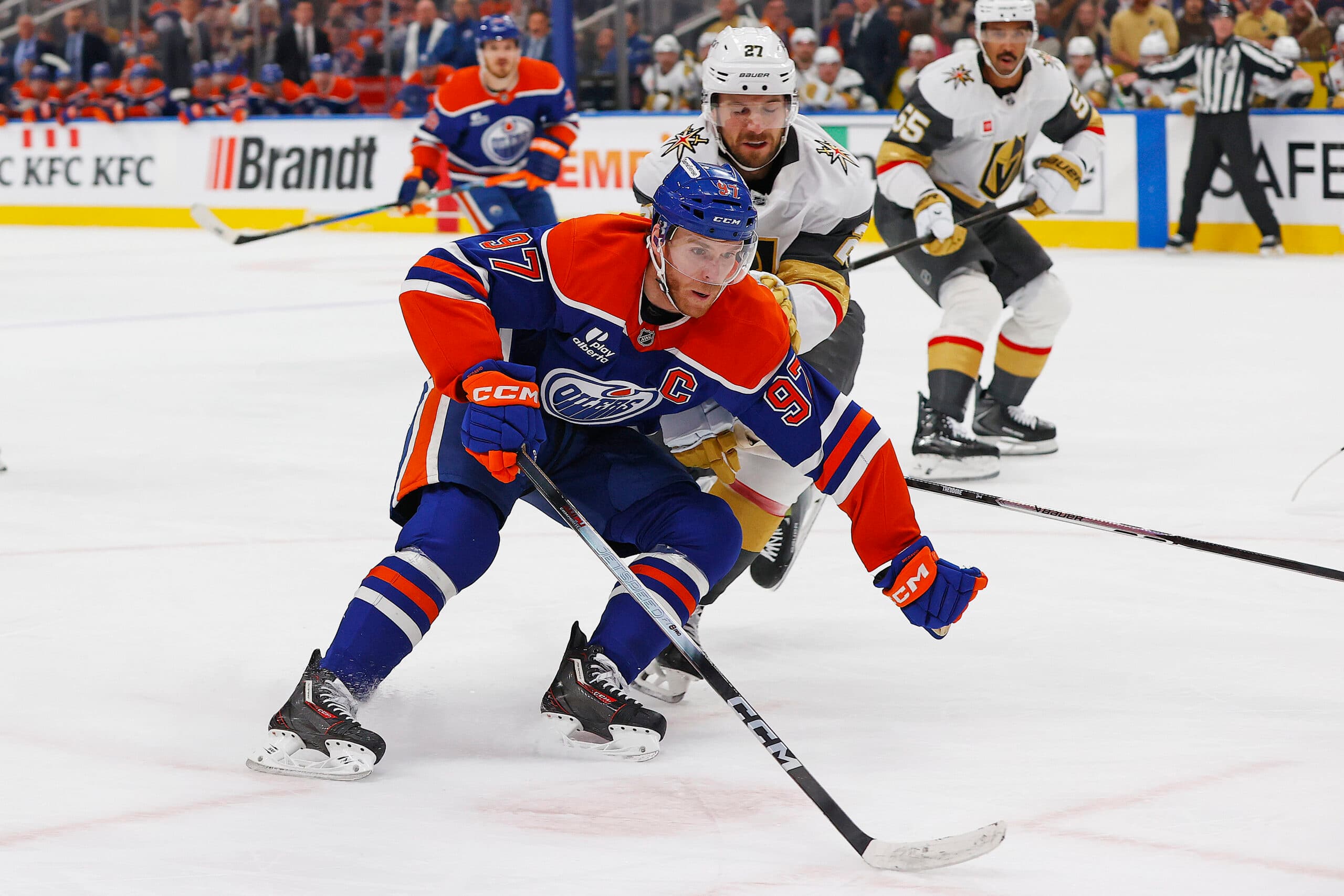 Edmonton Oilers Vegas Golde Knights
