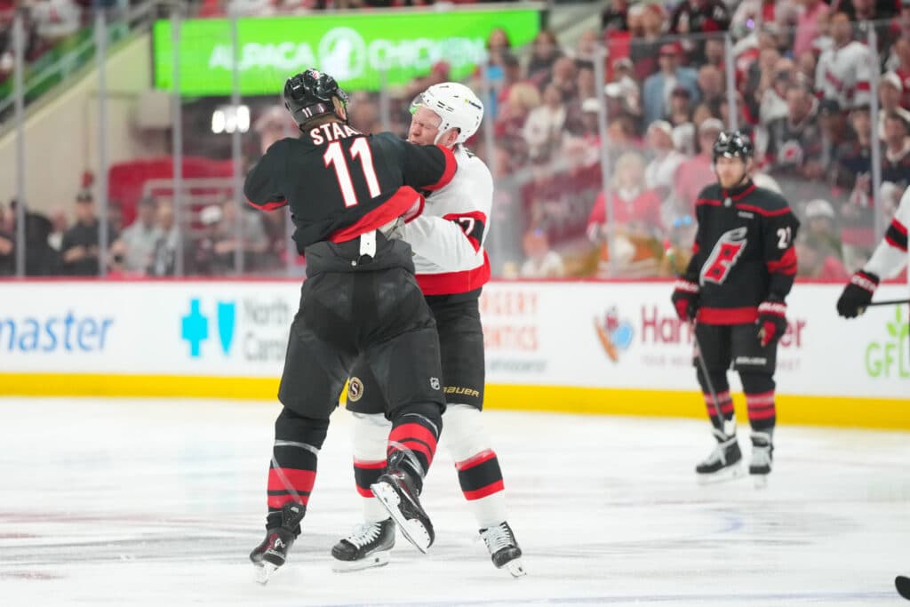 Ottawa Senators Brady Tkachuk Carolina Hurricanes Jordan Staal
