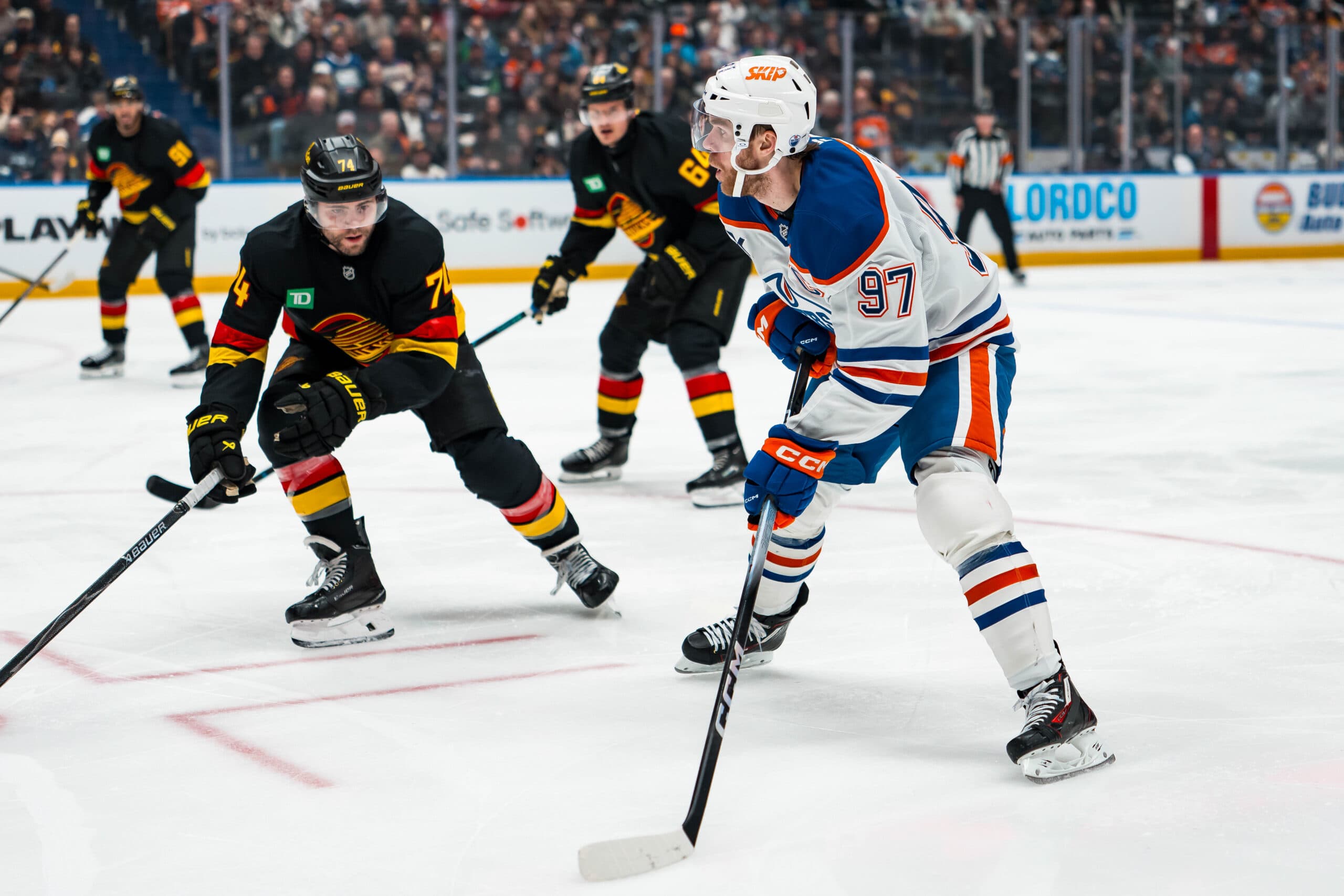 Edmonton Oilers Connor McDavid Vanvoucer Canucks Jake DeBrusk