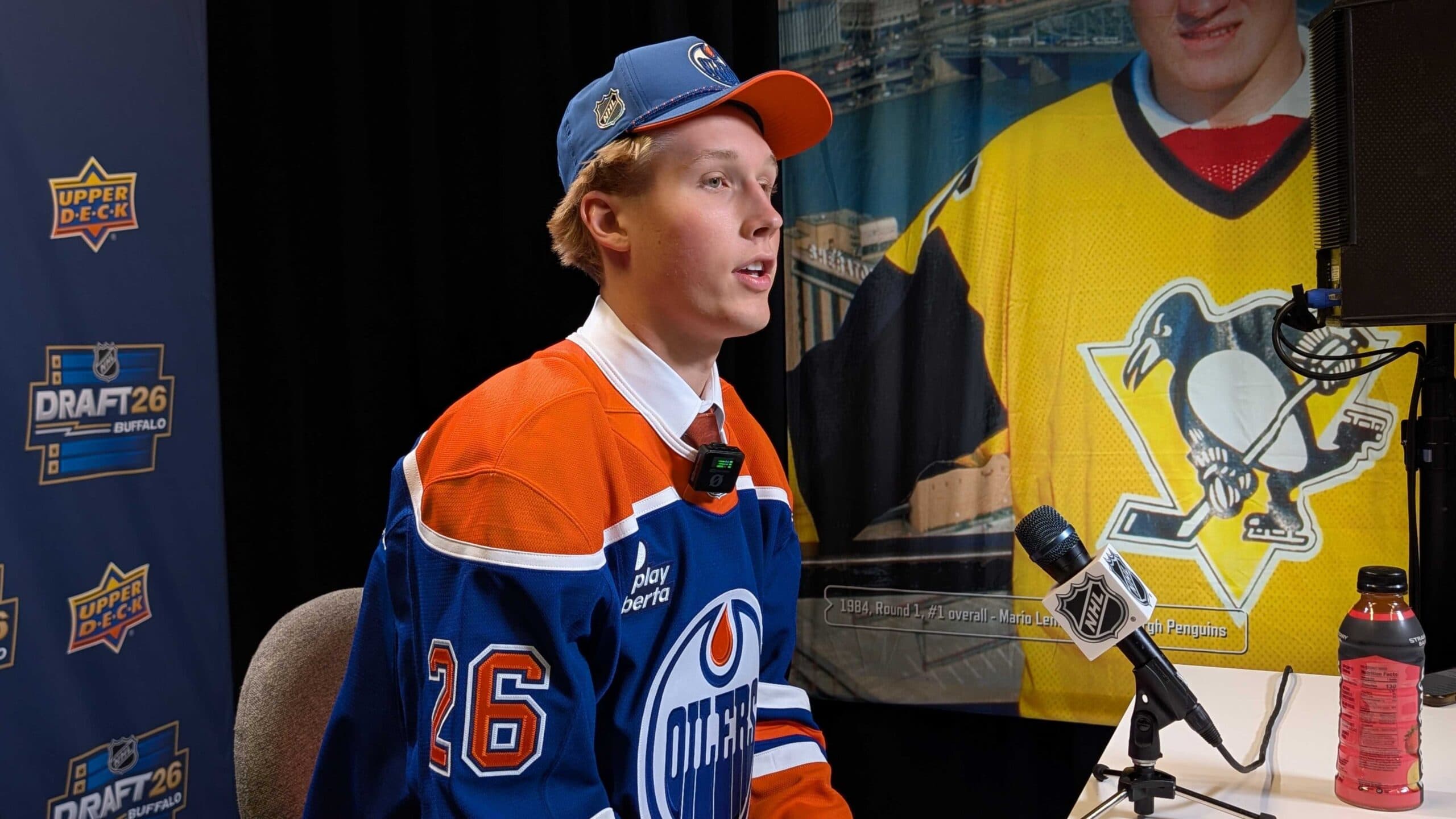 Edmonton Oilers draft pick Rudolfs Berzkalns