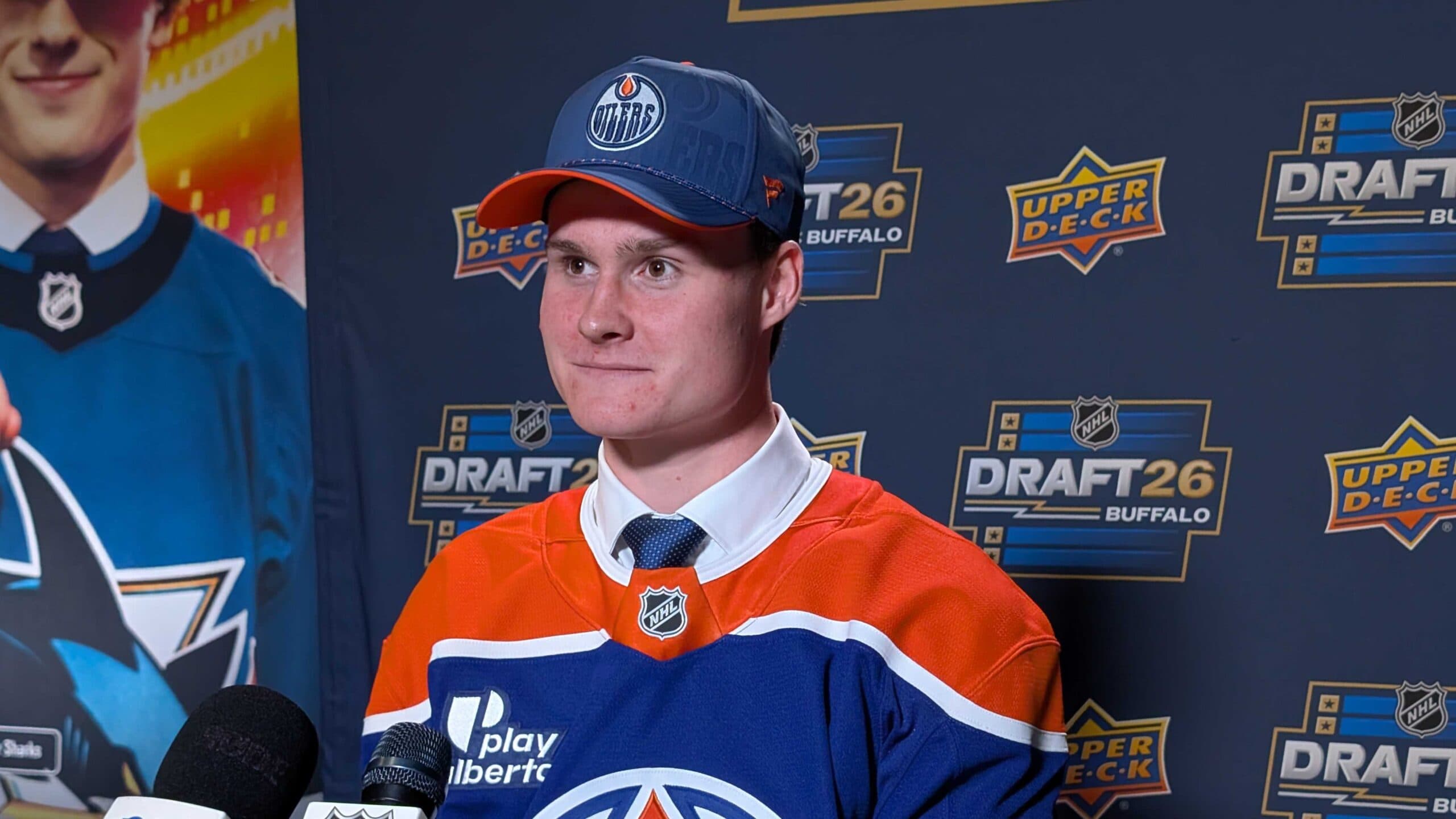 Edmonton OIlers draft pick Andrew Robinson