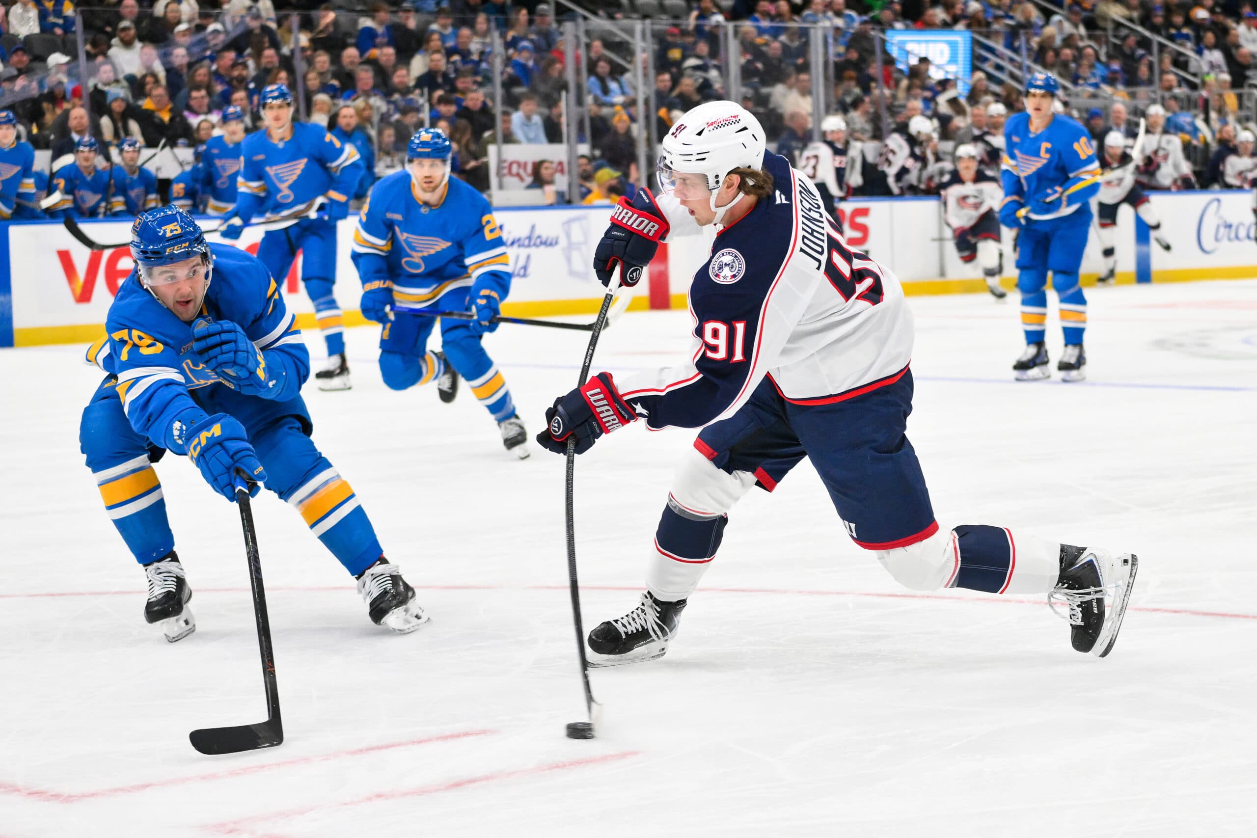 Edmonton Oilers Columbus Blue Jackets Kent Johnson
