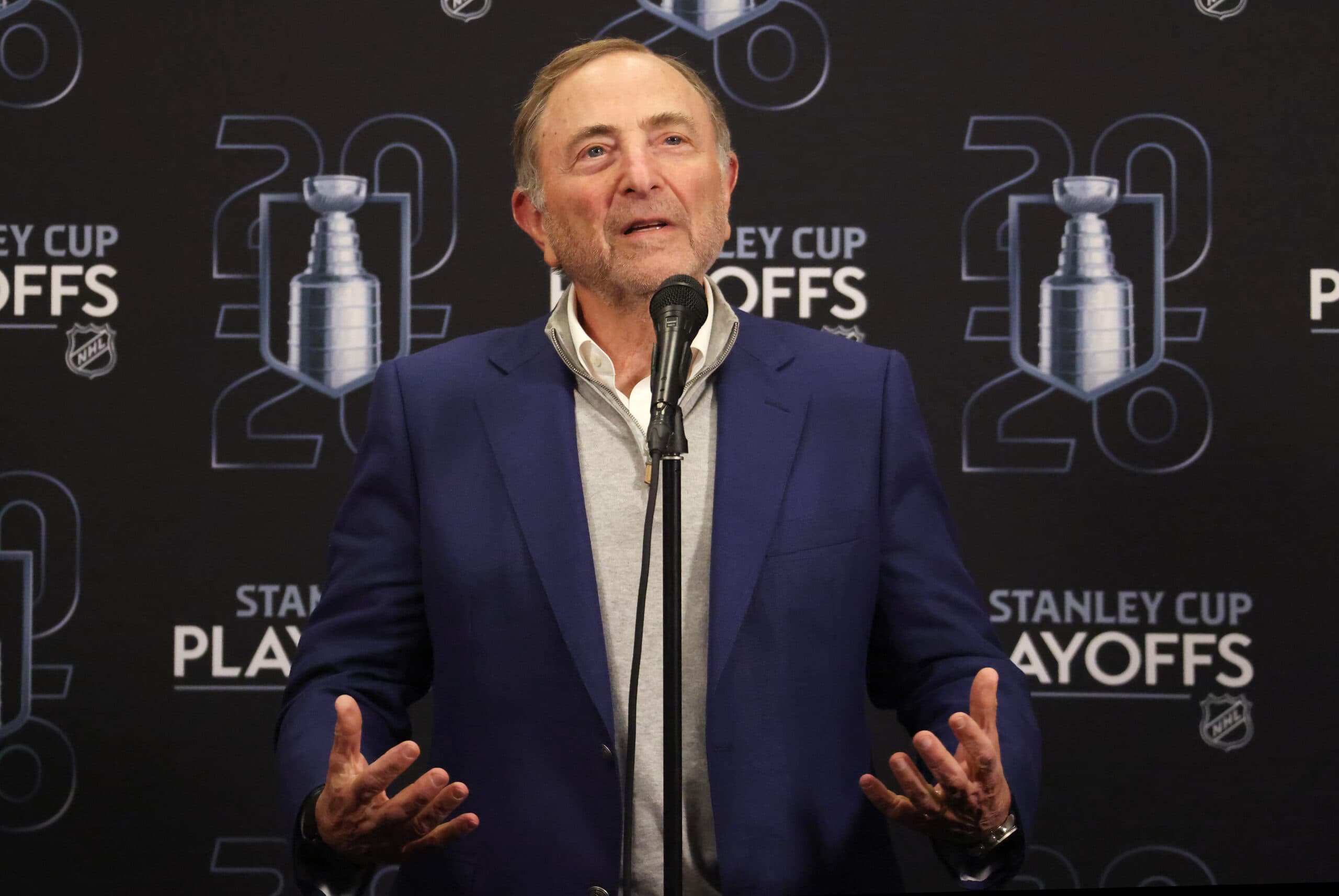 NHL commissioner Gary Bettman