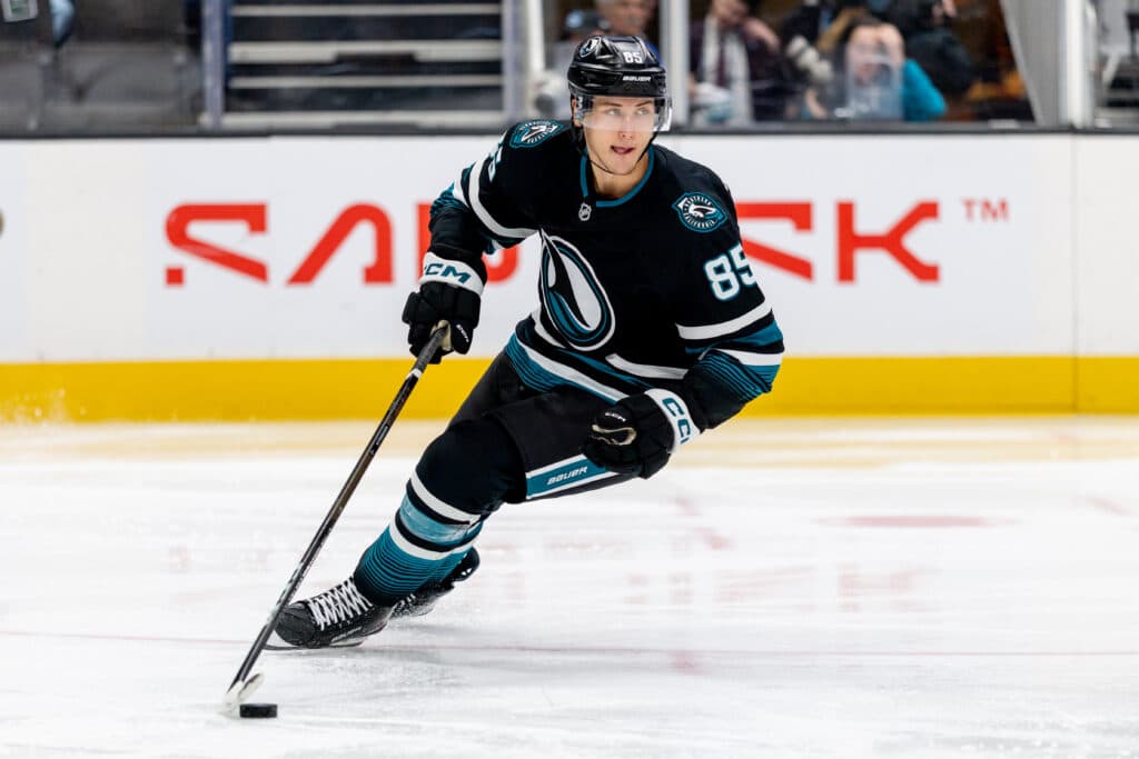Oilers defenceman Shakir Mukhamadullin 
