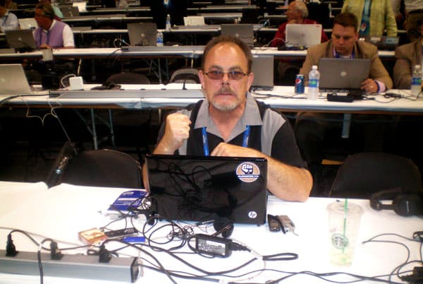 Robin Brownlee at the NHL Entry Draft in LA