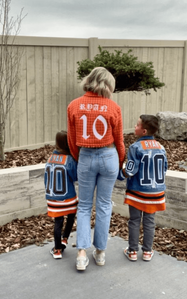 Derek Ryans wife and two kids