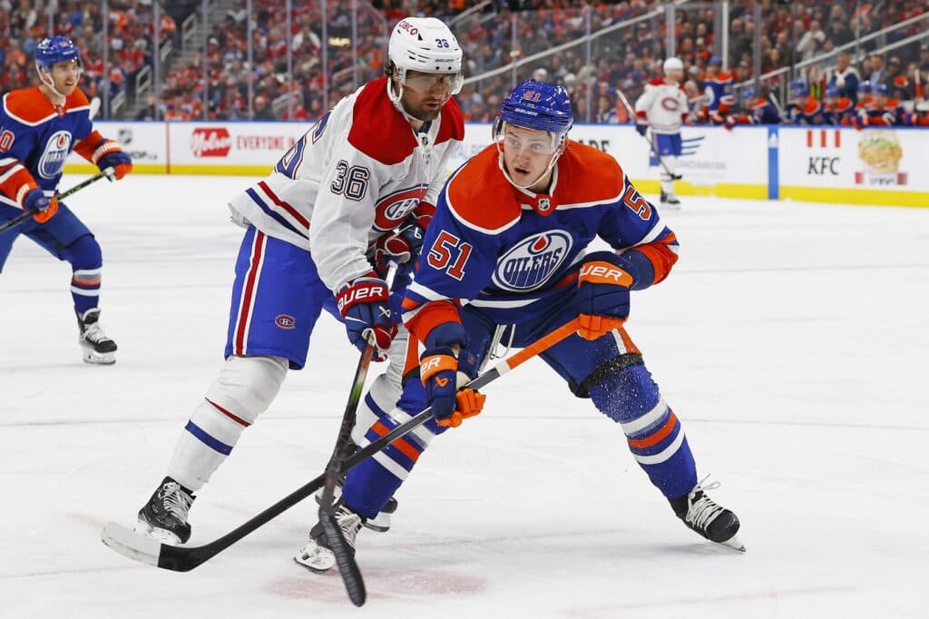 Edmonton Oilers defenceman Troy Stecher