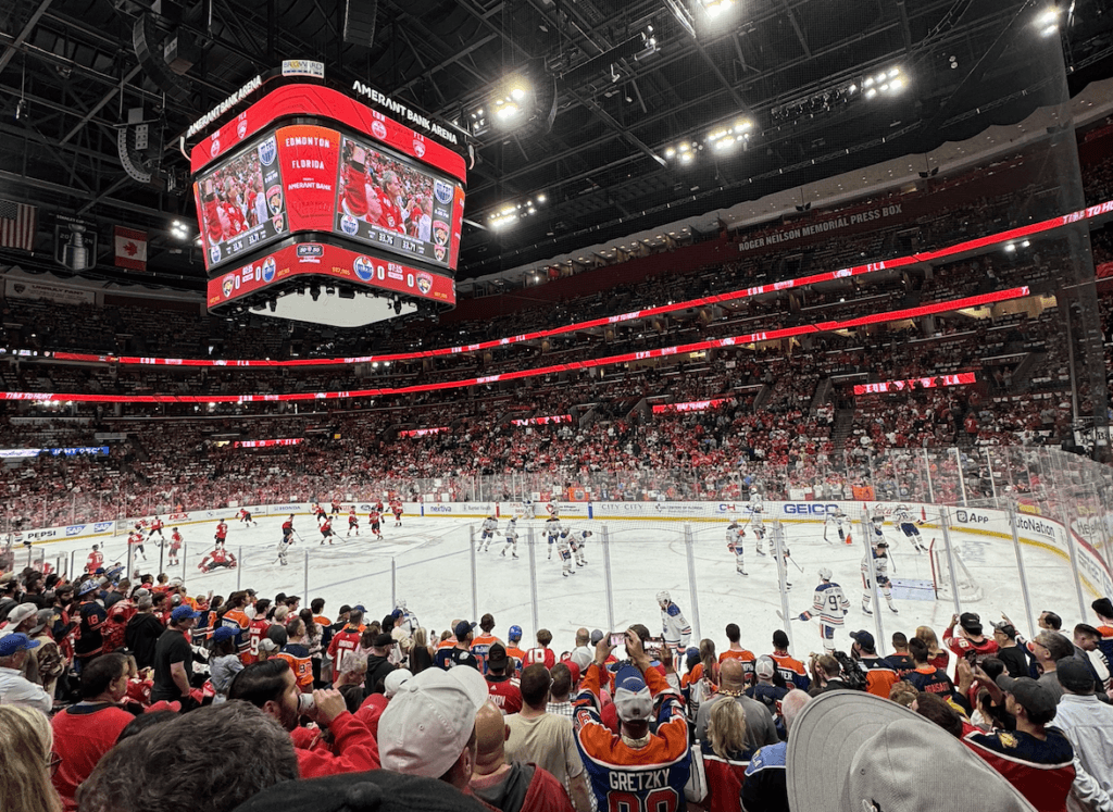 Amerent Airlines Arena Game 1 Warm Ups