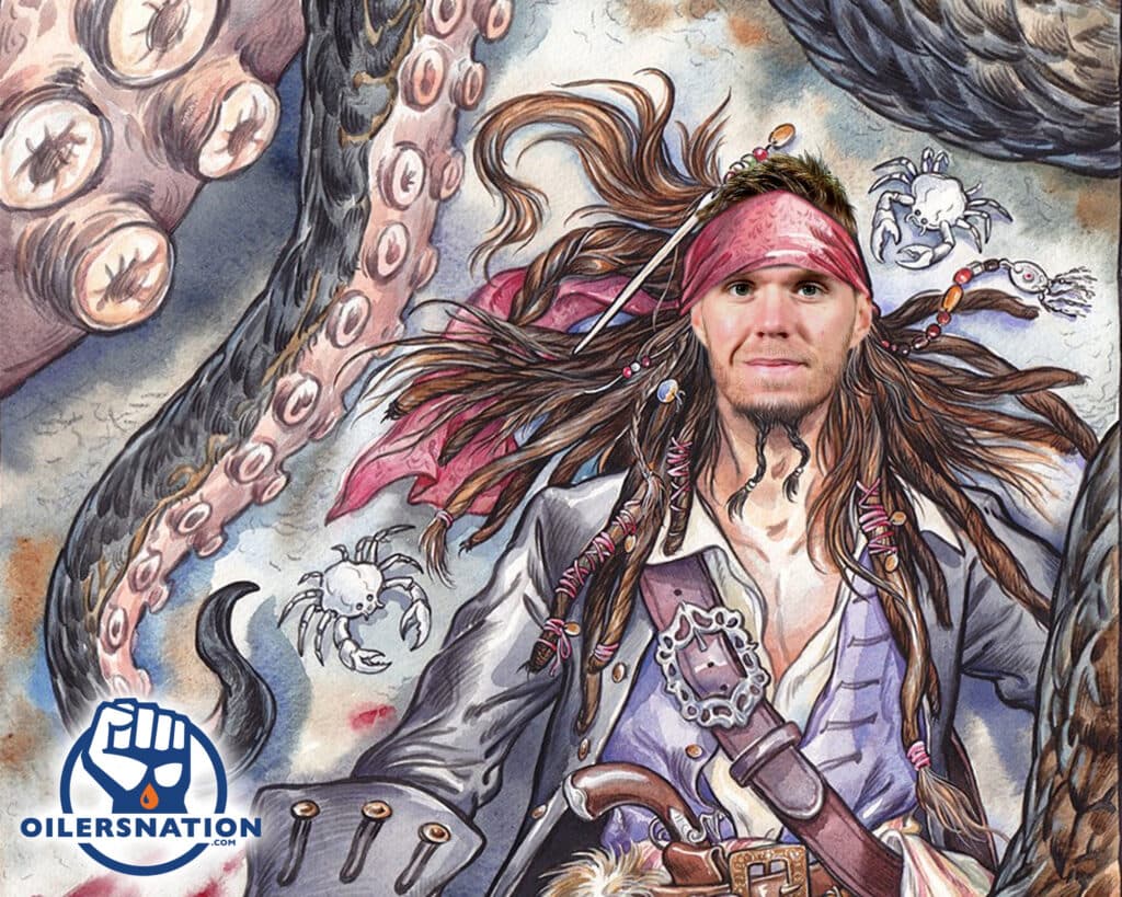 GDB Connor McDavid Edmonton Oilers photoshop vs Seattle Kraken