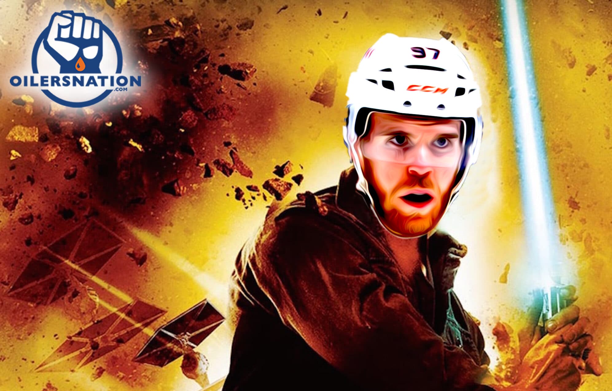 Connor McDavid star wars photoshop
