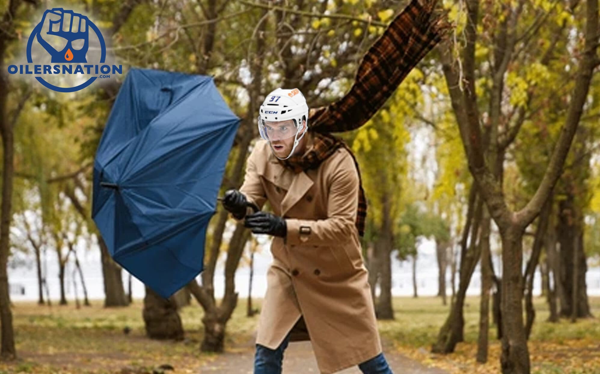 Edmonton Oilers Connor McDavid photoshop