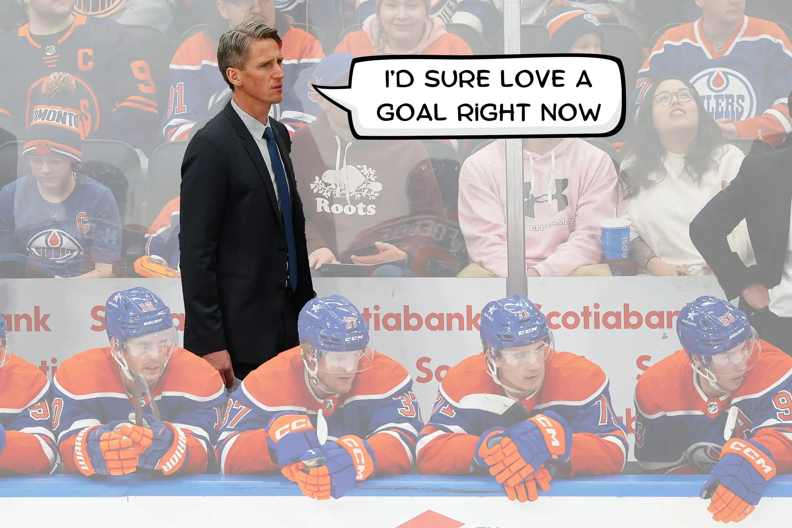 Kris Knoblauch would love a goal right now