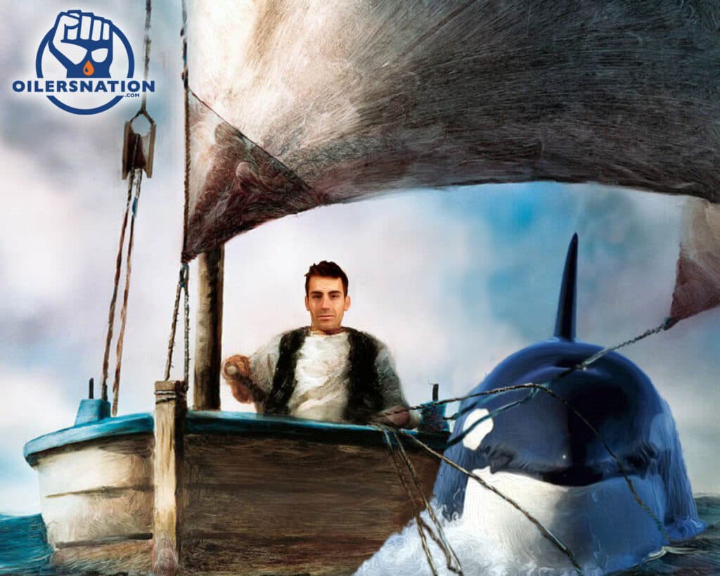 Evan Bouchard photoshop Edmonton Oilers