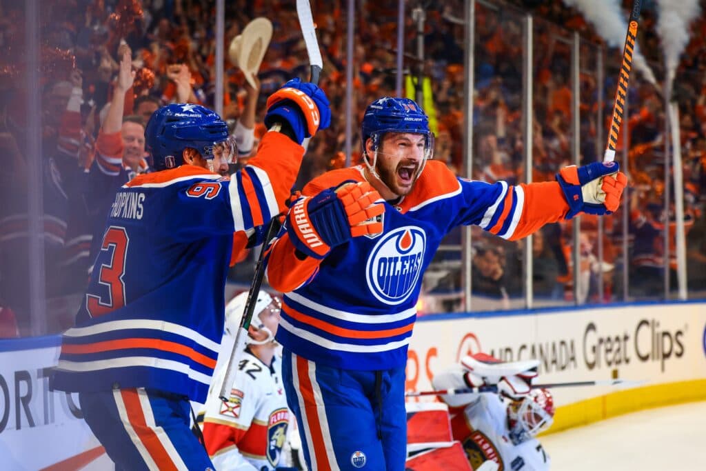 Edmonton Oilers Zach Hyman Game 6 Stanley Cup Final