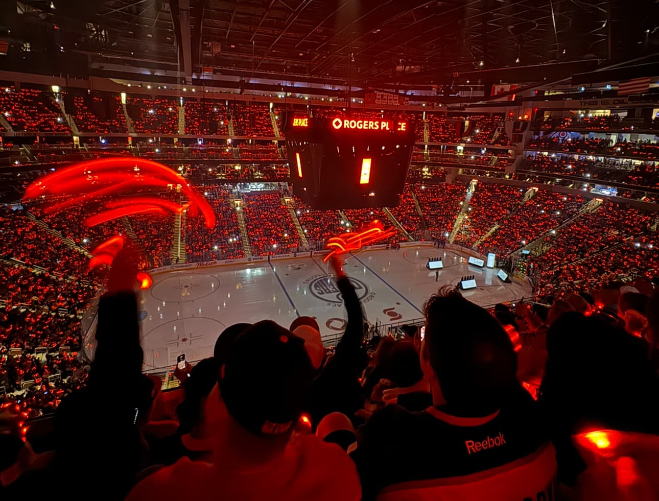Edmonton Oilers home opener at Rogers Place