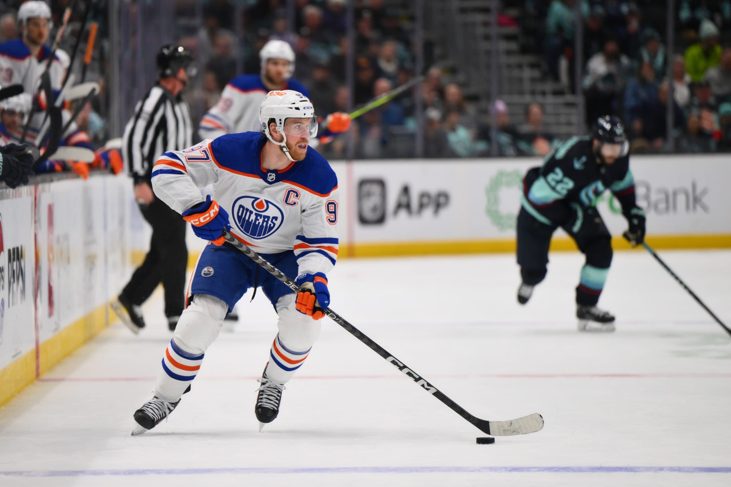Edmonton Oilers Connor McDavid in Seattle