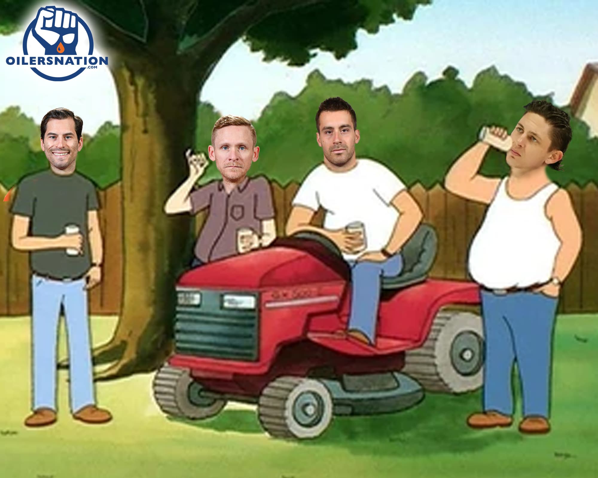 Edmonton Oilers king of the hill photoshop